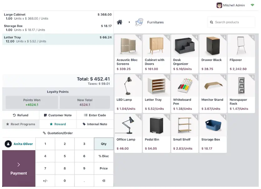 Odoo Retail POS System