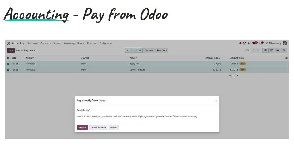 Accounting in Odoo